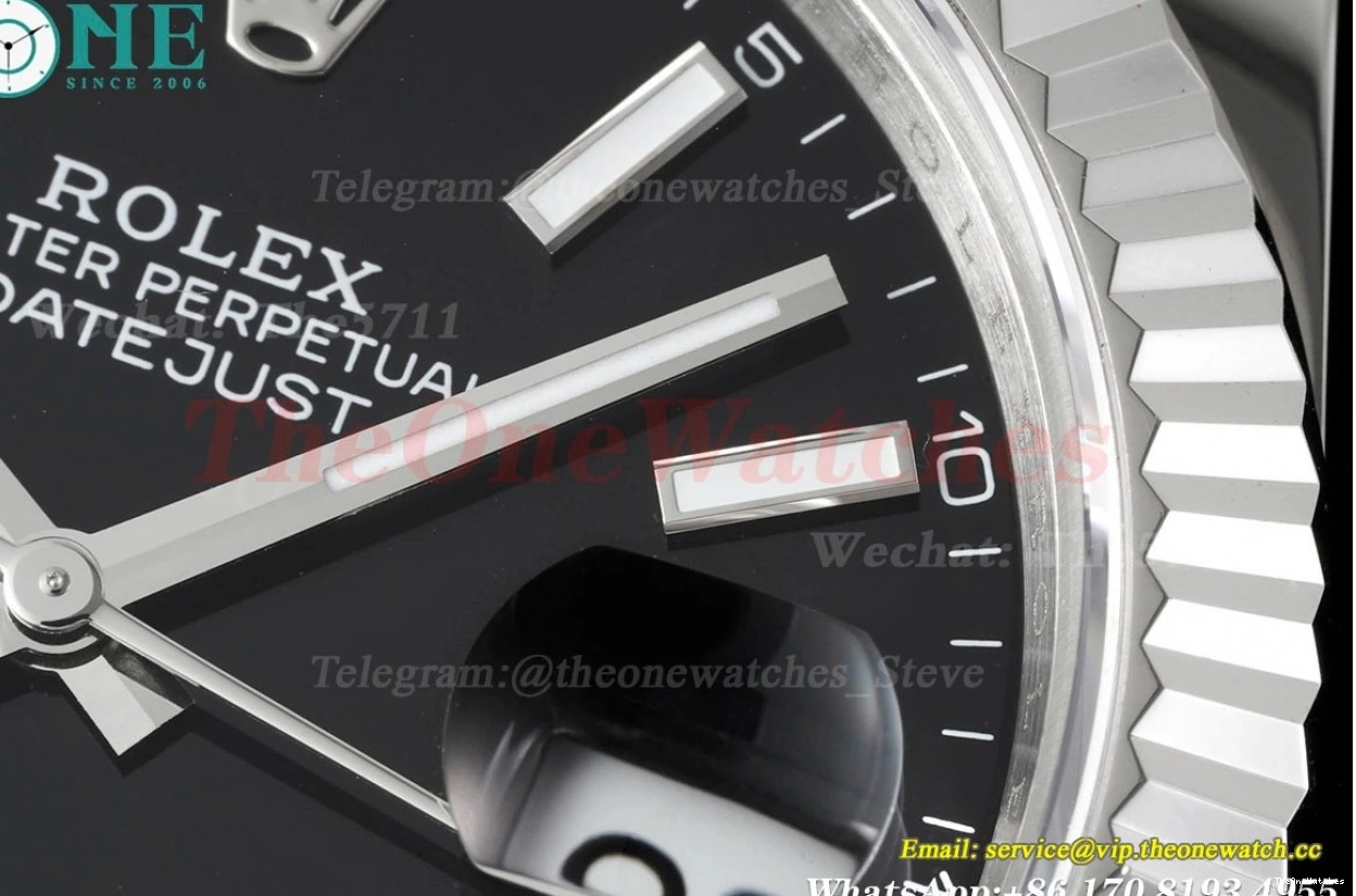 VR3235 126334 Oyster SS GMF 41mm Datejust SS Black 0405